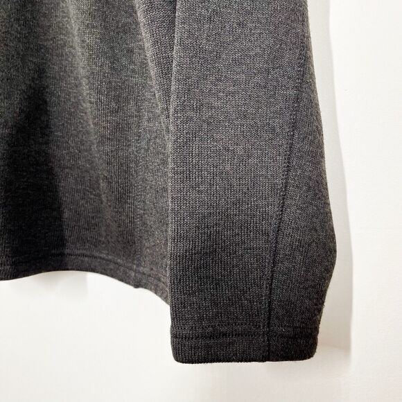 Eddie Bauer Men's Radiator Fleece Pullover Sweater Quarter-Zip Gray‎ Sz L Basic - Picture 3 of 9